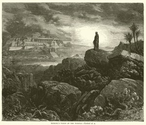 Visión del templo de Ezequiel, Ezequiel, xl, 2 de Gustave after Dore