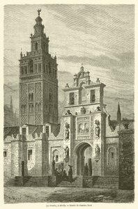 La Giralda, en Sevilla de Gustave after Dore
