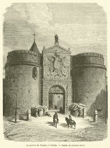 La puerta de Visagra, en Toledo de Gustave after Dore