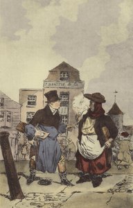 Carniceros - Comerciantes de Pescado de after Henri Bonaventure Monnier