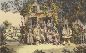 Habitación de cultivadores de after Henri Bonaventure Monnier