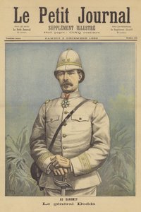 El General Dodds, comandante de las tropas francesas en Dahomey