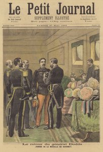 El General Dodds recibiendo la Medalla de Dahomey a su regreso a Francia de after Henri Meyer