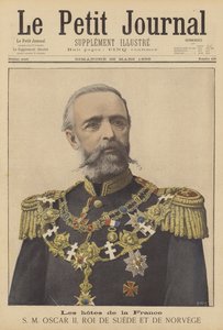 Huéspedes de Francia; Oscar II, Rey de Suecia y Noruega de after Henri Meyer
