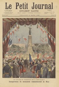 Inauguración de un monumento que conmemora la reintegración del Condado de Niza a Francia