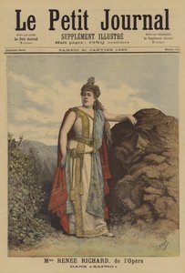Renee Richard en Sapho en la Ópera de París de after Henri Meyer