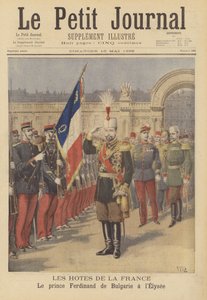 Visitantes reales a Francia: Príncipe Fernando de Bulgaria en el Palacio del Elíseo