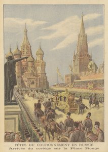 La coronación del Zar Nicolás II y la Zarina Alexandra de Rusia
