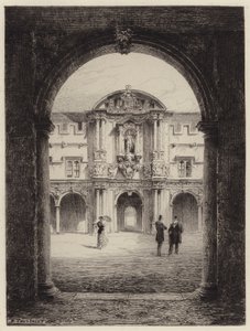 Puerta del Colegio St Johns de after Henri Toussaint