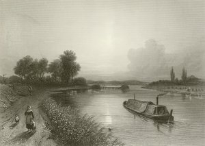 Río Trent, cerca de Wighnor de Henry after Warren
