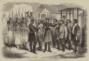 Reclutamiento de conscriptos rusos de after Horace Vernet