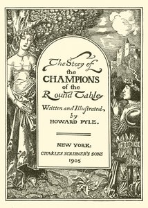 Página de título de La Historia de los Campeones de la Mesa Redonda