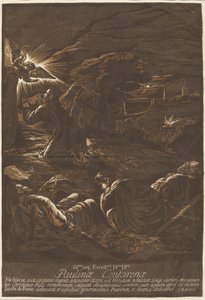 Cristo en el Monte de los Olivos de after Jacopo Bassano John Baptist Jackson