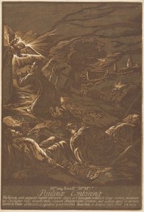 Cristo en el Monte de los Olivos de after Jacopo Bassano John Baptist Jackson