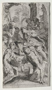 The Nativity de after Jacopo Palma il Giovane
