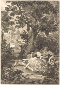 La apuesta de las tres comadres: El peral de after Jean Baptiste Mallet