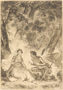 La prometida del rey de Garbe: El caballero de after Jean Honoré Fragonard