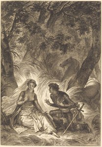 La prometida del rey de Garbe: El caballero de after Jean Honoré Fragonard