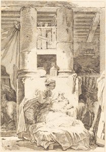 El arriero de after Jean Honoré Fragonard