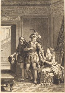 Joconde: La partida de after Jean Jacques François Le Barbier I