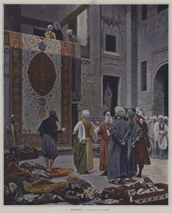 Vendedor de alfombras en El Cairo