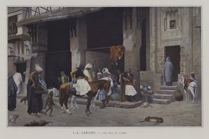 Una calle en El Cairo