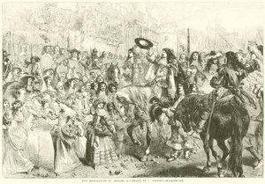 La Restauración de Carlos II de after John Gilbert