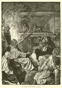 En el salón de huéspedes de after John Henry Frederick Bacon