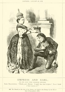 Emperatriz y conde; o, un buen turno merece otro de after John Tenniel