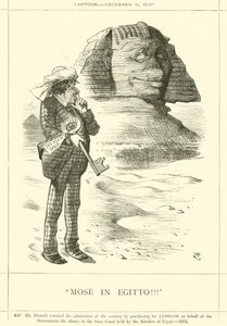 ¡Moisés en Egipto! de after John Tenniel