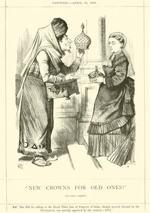 ¡Nuevas coronas por viejas! de after John Tenniel
