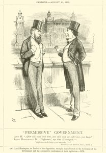 Gobierno permisivo de after John Tenniel