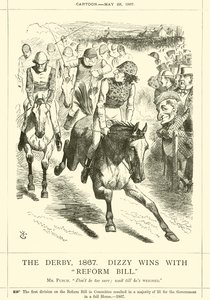 El Derby, 1867, Dizzy gana con la Ley de Reforma