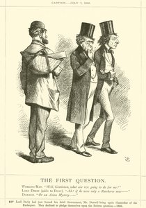 La Primera Pregunta de after John Tenniel