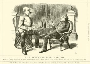 El maestro de escuela en el extranjero de after John Tenniel