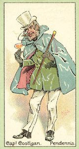 Capitán Costigan, Pendennis (cromolitografía) de after Joseph Clayton Clarke
