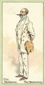 Coronel Newcome, The Newcomes (cromolitografía) de after Joseph Clayton Clarke