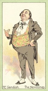 Sr. Gandish, The Newcomes (cromolitografía) de after Joseph Clayton Clarke