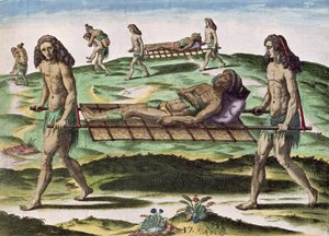 Hermafroditas transportando a los heridos, de 