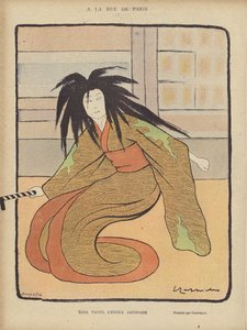 Sada Yacco, Ilustración para Le Rire