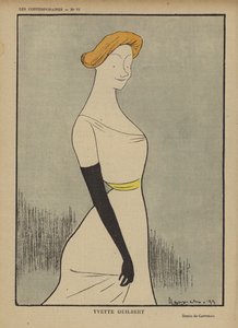 Yvette Guilbert, Ilustración para Le Rire