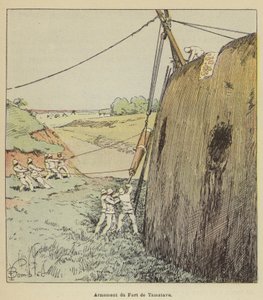 Armamento del Fuerte de Tamatave de after Louis Charles Bombled