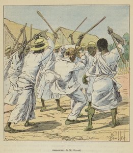 Asesinato de M. Grand de after Louis Charles Bombled