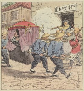 Asesinato del barón Ketteler, embajador de Alemania en Pekín de after Louis Charles Bombled