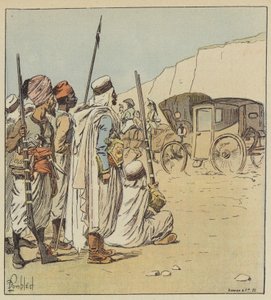 Este coche sorprendía mucho a los árabes de after Louis Charles Bombled