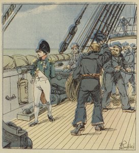 En los primeros tiempos, la tripulación mostraba una gran curiosidad de after Louis Charles Bombled