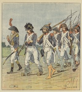 Despojo del ejército de Italia de after Louis Charles Bombled