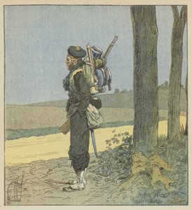 Fusilero marino de after Louis Charles Bombled