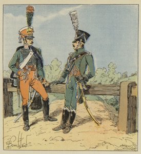 Guardia imperial, Guardia de honor, 1813-1814, Gendarme de ordenanza, 1806-1807