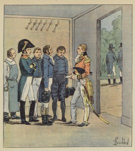 Hudson Lowe interroga a los sirvientes de Napoleón